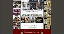 Desktop Screenshot of georgeholmesjeweler.com