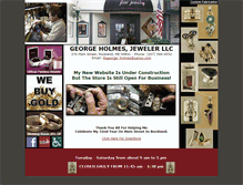 Tablet Screenshot of georgeholmesjeweler.com